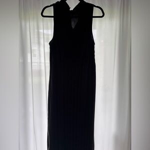 Forever 21 Black Plisse High Neck Dress plus size 2x